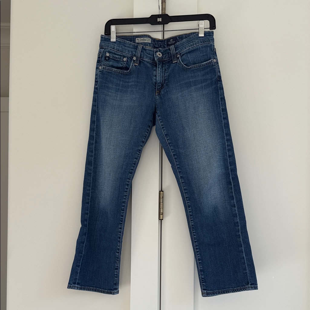 Ag Women’s Blue Denim Jeans - Classic Mid Wash